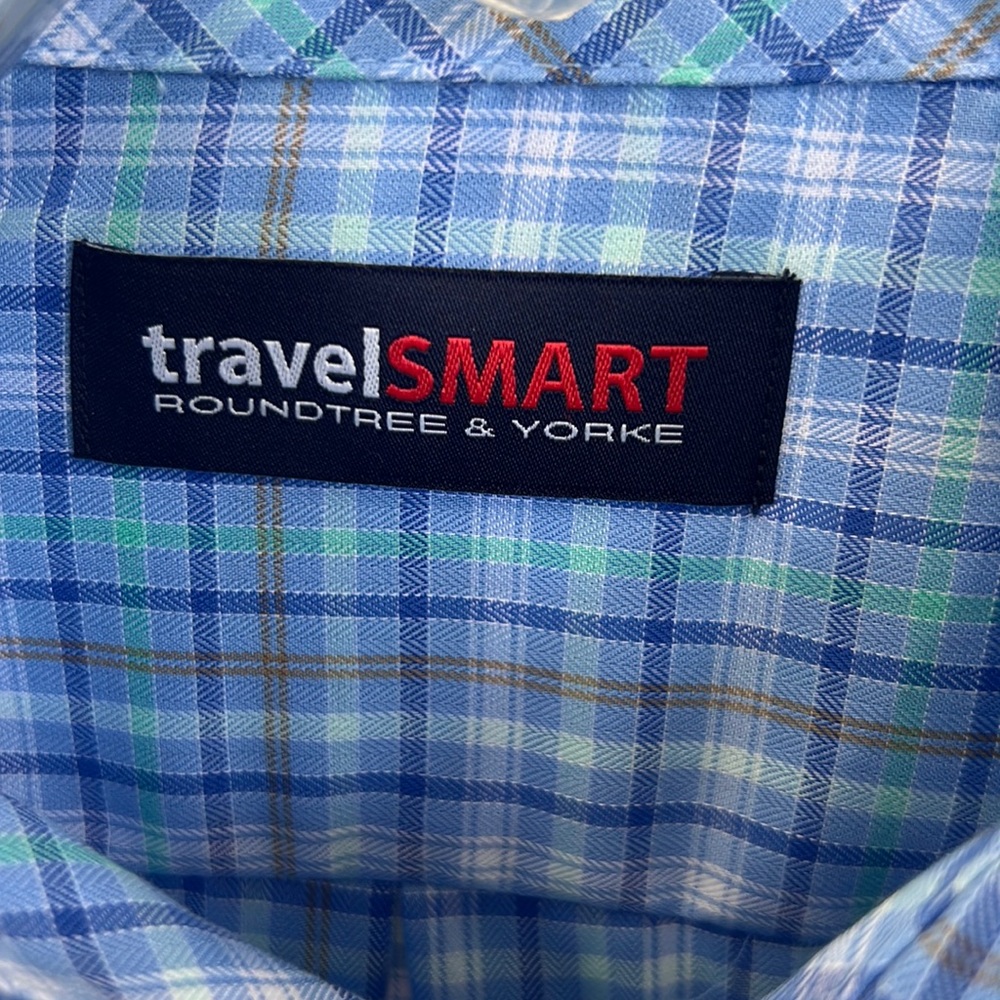 Gently used long sleeve button down L Travel smart, Roundtree, and Yorke